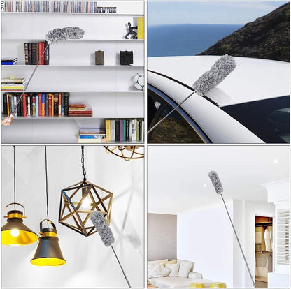 Extendable Microfiber Duster with Telescopic Handle