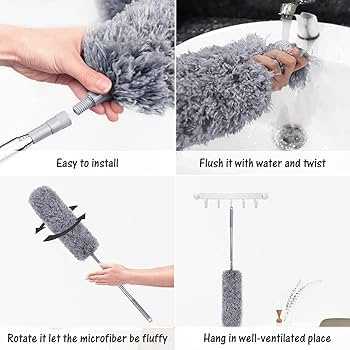 Extendable Microfiber Duster with Telescopic Handle